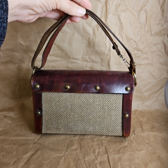 Etienne Aigner Handmade Vintage Turnlock Bag, Purse - Picture 4 of 16